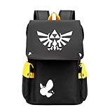 WANHONGYUE The Legend of Zelda Spiel Cosplay Unisex 15,6 Zoll Laptop Backpack Schultasche Rucksack für Reisen/College/Arbeit Gelb / 7