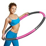 POTOK Fitnesskreis, Hoola Hoop Reifen für Fitnessübungen, Professionelle Hoola-Hoop-Reifen, Übung Fitness Hoop für Erwachsene, Gewichtsverlust Fitness-Training