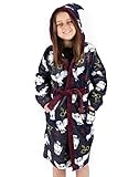 Harry Potter-Dressing-Kleid Kinder rote oder blaue Optionen-Pyjama-Robe 11-12 J
