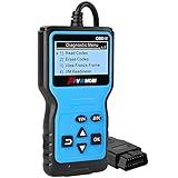 OBD2 Diagnosegerät Auto,Profi KFZ OBD-II Scanner Codiergerät Motor Fehlercode Diagnosewerkzeuge Universal für Fahrzeuge mit OBD EOBD Protokoll,B