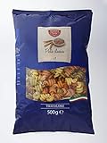 mamma lucia Pasta Trotolle tricolore dreifarbig mit Tomate und Spinat, 5er Pack (5 x 500 g)