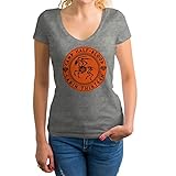Camp Half-Blood Cabin Thirteen Damen V-Ausschnitt Grau Shirt Size S
