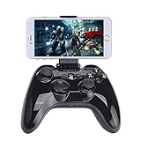 Bluetooth Gamepad Controller, IOS MFi Wireless Gaming Joystick mit Klemmhalter Kompatibel mit iPhone Xs, XR X, 8 Plus, 8, 7 Plus, 7 6S 6 5S 5, iPad, iPad Pro Air Mini, TV