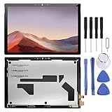 O-OBDO LCD-Display und Digitizer für Microsoft Surface Pro 7 1866 (Farbe: Schwarz)