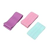 Heitune 3Pcs Yoga Gurt Resistance Band Belly Hip Squat Übung Fitness Workout Gü