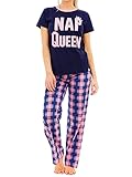 Harry Bear Damen Schlafanzug Nap Queen Rosa S