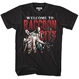 Resident Evil Welcome to Raccoon City Mens T Shirt Zombie Gamer Capcom Black Top