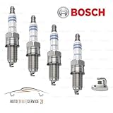4x Zündkerze Original BOSCH Super Plus YR7DC+