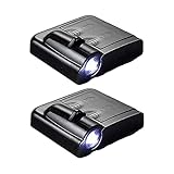 Martin Luther King Jr US Flag Black Lives Matter, Black Heritage Leader African American Car Door LED Projector Light (Set of 2) W