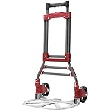 LLSS Stahlklapp-Hubwagen mit Pannenschutz aus Vollgummi und einem 200 kg schweren Sackwagen für Sport, Fitnessstudio und Urlaub
