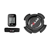 Polar M460 HR Radcomputer Black, Einheit, 90064872 & Unisex-Armbanduhr Digital Quarz Plastik Radhalterung (einstellbar) für V650