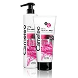 Cameleo – Pink Effekt - Haarwaschmittel - Conditioner - mit Grapefruit-Extrakt für blondes, gebleichtes, rot&rosa gefärbtes Haar - Weiches & glänzendes Haar mit rosa Höhepunkten - ohne Parabene, S