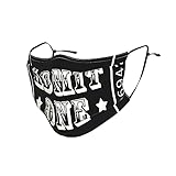 Inaayayi Lila Sternenhimmel-Hintergrundmaske für Damen und Herren, wiederverwendbar, waschbar, verstellbar, Gesichtsbedeckung, Tuch, 8 Skurriles Zirkus Theater Ticket Admit Americana, 54
