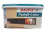 BAUFIX Pastell Color Wand & Decken Farbe 5 liter Matt Farbton Wählbar, Farbe:Capp