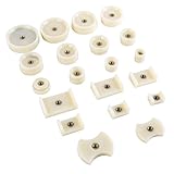 MMOBIEL Professionelles 20 teiliges Druckplatten Nylon Düsen Set für Uhrenmacher Uhrenpresse Druckwerkzeug