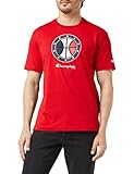 Champion Herren Off Court Small Logo T-Shirt, rot, XL