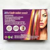 NBLD Mini-Haarfärbekamm, Einweg-Färbepinsel, kein schädlicher Haarfärbestift, 6-Farben-Box-Haarfärbek