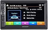 CREASONO 2DIN Radio: 2-DIN-DAB+/FM-Autoradio, Touchdisplay, Bluetooth, Freisprecher, 4x45 W (DIN2 Autoradio)