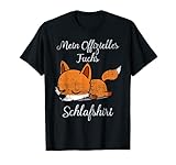 Schlafshirt Pyjama Schlafanzug Nachthemd Fuchs Geschenk T-S