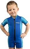 Cressi Kid Shorty Wetsuit 1.5 mm - Shorty Neoprenanzug für Kinder Ultra Stretch Neopren, Blau/Hellblau, XL (5/6 Jahre)