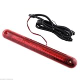 WINOMO Zusatzbremsleuchte 12V Autozubehör 3 Bremsleuchte 24 LED Bremse Lampe (Rot)