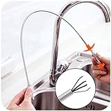 Ablauf Schlange, Haar Ablauf Verstopfen Entferner Reinigung Werkzeug 24.4 Inch mit  Entferner Reinigungs-Tool für Küche / Waschbecken / Badewanneung