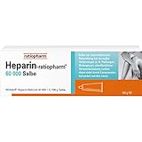 Heparin-ratiopharm 60000 Salbe bei stumpfen Verletzungen, 150 g Salb