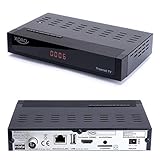 Xoro HRT 8729 Full HD HEVC DVB-T/T2 Receiver (H.265, HDTV, HDMI, kartenloses Irdeto-Zugangssystem für freenet TV, Mediaplayer, USB 2.0, 12V) schw
