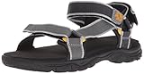 Jack Wolfskin Jungen Seven Seas 2 B Sport Sandalen, Grau (Burly Yellow Xt), 28 EU