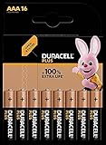 Duracell Plus-AAA CP16 Micro (AAA)-Batterie Alkali-Mangan 1.5V 16S