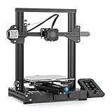 Creality Ender 3 V2 3D Drucker mit 32 Bit Lautlosem Motherboard Meanwell Sicherheitsnetzteil Glasplatte Lebenslaufdruck und Lebenslaufdruck 220x220x250mm, Funktioniert mit PLA, ABS, PETG F