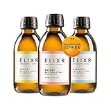 ELIXR Mundziehöl zum Ölziehen I Energy Harmony Purity 3er Set aus Die Höhle der Löwen 3 x 200ml I Zertifizierte Naturkosmetik I Ölziehkur Zahnö