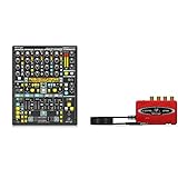 Behringer DIGITAL PRO MIXER DDM4000 DJ Mixer & U-Control UCA222 USB Audio Interface 2-in/2-out (externe USB Soundkarte)