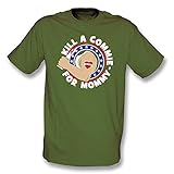 Kill A COMMIE für Mama (wie von Johnny Ramone des Ramones getragen) T-Shirt XXL einfarbig