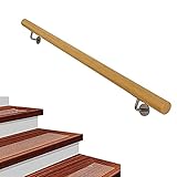 CZYNB 1-20FT HANDROIL -KOMPLETEN KIT, Pine-Anti-Rutsch-Treppe Handlauf, Home Kindergärten Altmann Indoor- und Outdoor-Villa Loft Krankenhaus Korridor Massivholzgeländer (Size : 3ft/90cm)