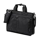 KYAM Notebook Tasche Laptoptasche Große Aktentasche für Männer Frauen Reise Laptop Umhängetasche Erweiterbarer Computer Messenger Bag Langlebig Laptop Hullen (Color : Black, Größe : 13.3 Inch)