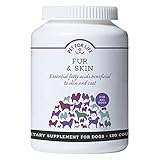 PET FOR LIFE Fell- & Haut-Kapseln für Hunde – Fur&Skin I 120 Stück I Für gesundes & glänzendes Fell I Mit wertvollen Vitaminen und Mineralstoffen I Fischöl-Kapseln für Hunde mit Vitamin A, E, Zink