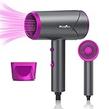 Haarfön Ionen Haartrockner Professioneller Fön Leise Mit Thermosensor 1800w Hair Dryer 3 Heizstufen Heiß Kalt Modus Ideal für Reise F