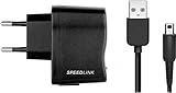 Speedlink Fuze USB Power Supply - Ladegerät für nahezu alle Nintendos - 1,5m Kabellänge - schw