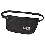 Jack Wolfskin Unisex – Erwachsene Document Belt Rfid Hüfttasche, Black, One S