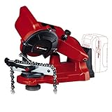 Einhell 4499940 Akku-Sägekettenschärfgerät GE-CS 18 Li – Solo (Tiefenbegrenzung, Kettenspannvorrichtung, präzise Schleifwinkeleinstellung, LED Licht)