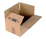 progressCARGO Wellpapp-Faltkarton PC K10.03, 1-wellig, DIN A4, 304 x 217 x 150 mm, 20-er Pack, b