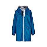 Finside W Voima Gestreift-Blau, Damen Regenjacke, Größe 34 - Farbe N