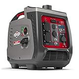 Briggs & Stratton 030800 Benzin Inverter Stromerzeuger Generator der PowerSmart Serie P2400 mit 2400 Watt/1800 Watt sauberem Strom, ultraleise und leichtgewichtigise und leichtgewichtig, W