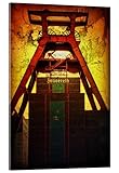 Posterlounge Zeche Zollverein Acrylglasbild von Nova Art Wandbilder für jeden Raum 50 x 70 cm Architektur Wanddek