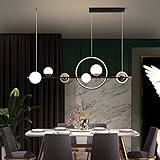 JOJOM LED Wohnzimmer Hängelampe Tri-Color Variables Licht Pendellampe Deckenleuchte Esstisch Beleuchtung Hängeleuchte 66W Schmiedeeisen Restaurant Café