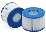 SOKANA 2 Wasserfilter Größe S1 für Whirlpool-Filterpumpe, Whirlpool, Spa, kompatibel mit Intex 29001E 11692 Bestway PureSpa 28403E 28407E 28443E 28453E 28421E 28421E 3E