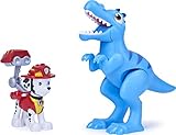 Paw Patrol Marshall der Dinoretter und Dinosaurier-Actionfiguren-Set für Kinder ab 3 J