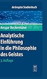 Analytische Einführung in die Philosophie des Geistes (De Gruyter Studienbuch)