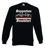 Frankfurt Supporters Sweatshirt Herren Ultras Pulli S-XXXL schwarz M